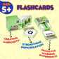 Vocabulary Word Builder Flash Cards for Kids 5-6 Years