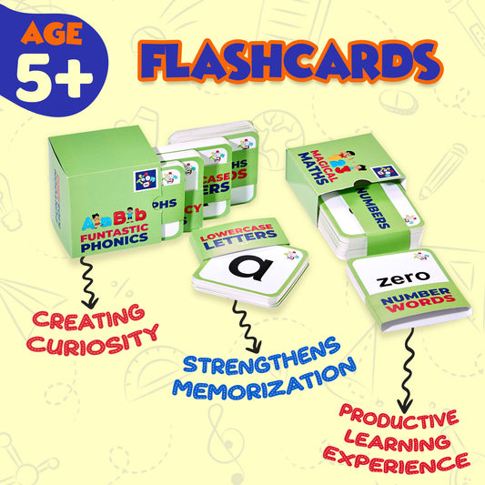 Vocabulary Word Builder Flash Cards for Kids 5-6 Years