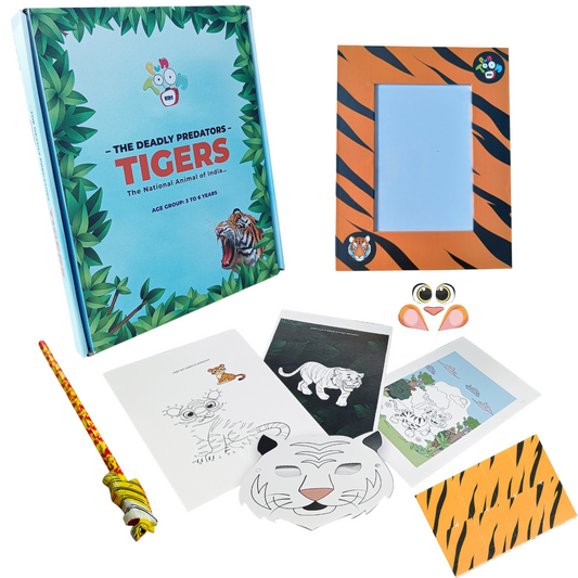 TIGER DIY ACTIVITY KIT FOR KIDS 3-4 Years