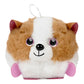 Fluffy Mini Hamster Plush Toy Keychain