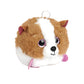 Fluffy Hamster Bag Charm Soft Toy Keychain