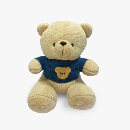 Teddy Bear with Brown T-Shirt Stuffed Animal Soft Toy